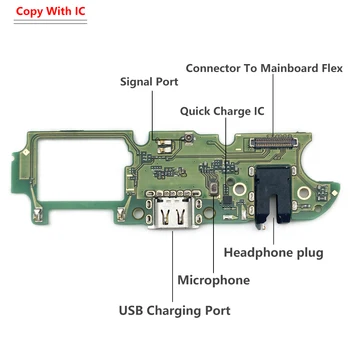 10Pcs Dock Konektor Micro USB Nabíjací Port Nabíjanie Flex Kábel Doska Pre OPPO Realme 7 6 6i 5 5i 3 Pro C11 C20 C25 C12 do C21 C15 2