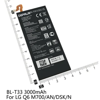 BL-T28 BL-T33 BL-T37 BL-T39 Batéria Pre LG Q8 H970 O6 M700/AN/DSK/N Q Stylo4 Q710 G7 ThinQ G710 Q7+ LMQ610 telefón Batérie 2