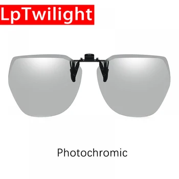 LpTwilight Okuliare klip mužov polarizované svetlo photochromic slnečné okuliare značky dizajn nočné videnie kvalitné okuliare 3