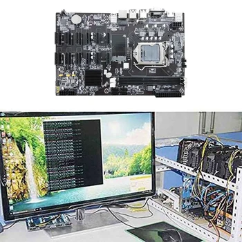 B75 12 PCIE ETH Ťažba Doska+CPU+4PIN IDE Na SATA Kábel usb+SATA Kábel+Switch Kábel+Termálnej pasty+Tepelná Pad 3