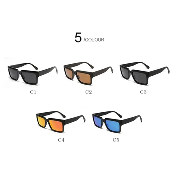 Farebné Hranaté Polarizované slnečné Okuliare, Predpis Okuliarov, Šport TR90 Anti-Glare Nearsighted Okuliare Diopter -0.5 -0.75 Na -6 3