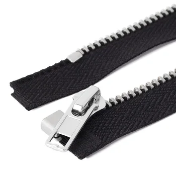 50-80 cm 3#/5#/8# Black Kvalitný Open-end Auto Lock Zlato Kovový Zips DIY Remeselníci Pre Oblečenie Vrecka Odevu, Obuvi 3