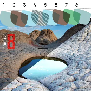 OOWLIT Polarizované Náhradné Šošovky Blue Gradient pre-Oakley Frogskins slnečné Okuliare 3