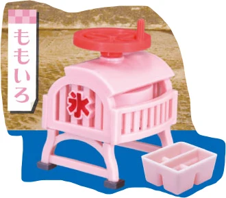 Japonský Skutočné Kričať Kapsule Hračky Gashapon Kuchynský Riad Domáce Spotrebiče Model Ice Cream Retro Oholil Ľadu Stroj 3