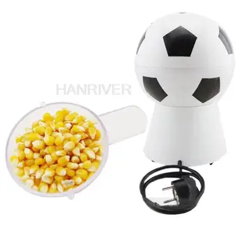 220V Futbal Popcorn Stroj Mini Domácnosti Automatické teplovzdušné DIY Popcorn Maker Stroj Tvorivé Malé Puffing Stroj 3