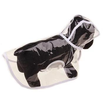 Francúzsky Buldog Transparentné Pršiplášť Psa Oblečenie pre Malých Psov, Oblečenie Čivava, Nepremokavé Hoodies Pes Príslušenstvo PC1570 3