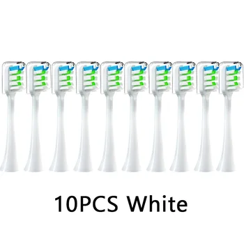 10PCS Nahradenie sensiflex Pre SOOCAS X3/X3U/X5 Sonická Elektrická zubná Kefka DuPont Mäkké Vhodný Vysávač S Tryskami 3