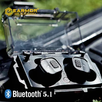 EARMOR M20T Nové Bluetooth zátkové chrániče sluchu Lov Headset Streľba Elektronické zátkové chrániče sluchu Proti Hluku Ucha, Plug Šumu NRR26db 3