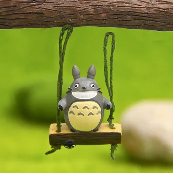 Anime Ghibli Hayao Miyazaki Zber Totoro Autobus Mei Anonymný Človek Strašiak Obrázok Bábika Ornament Model Miniatúrne Hračky Domova 3