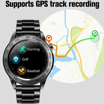 KICIZON Smart Hodinky Mužov Krokomer Hodinky Šport Fitness GPS Tracker Teplota Monitor Nepremokavé Smartwatch Pre Android IOS 3