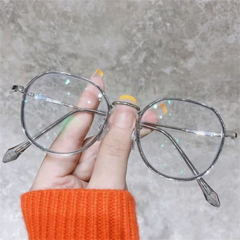 Krátkozrakosť Glasse Ženy s Mínus Stupeň Kolo Nearsighted Okuliare Skončil Diopter -0.5 Na -6 3