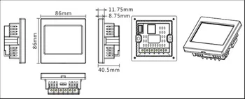 Samkoon EA-035A-T HMI Dotykový Displej Novej 3,5 Palcový 320*240 Human Machine Interface Newcarve 3