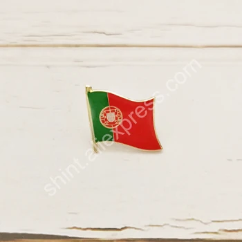Portuguesa Národnej Vlajky Výšivky Škvrny Odznak Štít A Štvorcový Tvar Pin Jeden Súbor Na Remienok Na Ruku Handričku Batoh Dekorácie 3