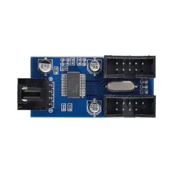 CY Doske 9pin USB 2.0 Hlavičke 1 až 2 Samica Predlžovací Kábel HUB Konektor Adaptéra Port Multilier 3