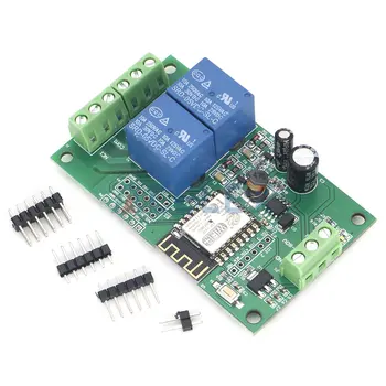 ESP8266 ESP-12F WiFi 250V AC/DC 30V 2 Kanálový Reléový Modul Bezdrôtového Vývoj Doska pre Arduino Smart Home 3