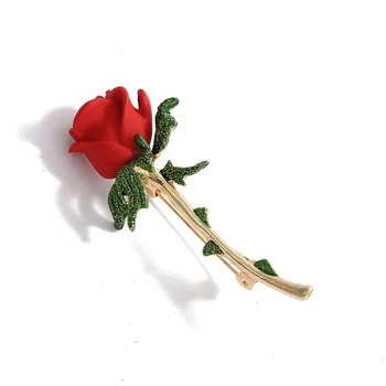 30 Štýly Drahokamu Ruže Kvet Brošňa pre Ženy Elegantné Tulipán kvetinovou Vôňou Daisy Preklopke Kolíky Svadobné Party Odznak Šperky 3