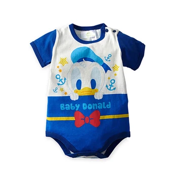 Baby Disney Donald Duck Mickey Minne Myši Kostým Romper Roztomilý Oblečenie Novorodenca Dievčatá Chlapci Vyhovovali Deťom Letné Oblečenie 3