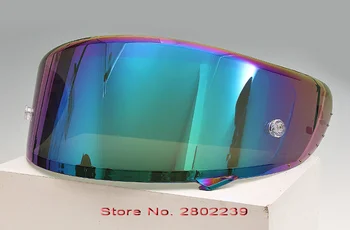 Motocyklové prilby anti fog Anti-UV PC clonu Objektívu Model pre SHOEI X14 plnú tvár prilba clonu zrkadlový Objektív 3