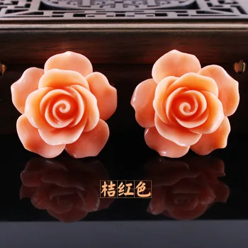 100ks 12 Farieb Nail Art Kvet Tvarované Kamienkami 6 mm Rose Živice Drahokamy Flatback Korálky Šperky Manikúra DIY Remesiel Charms 3