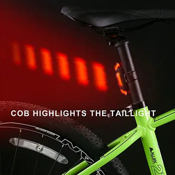 USB Nabíjateľné LED Bicykel zadné Svetlo na Horských Bicykloch Bezpečnostné Upozornenie Predné A Zadné Svetlá Blikať Noc Jazdecké Príslušenstvo 3