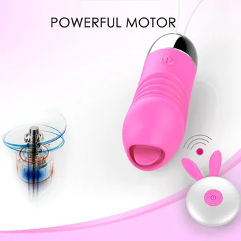 Vibračné Vajíčko G-spot Masér Sexuálne Hračky pre Ženy, Ženské Masturbator 12 Rýchlosti Stimulátor Klitorisu Jazyk Lízanie Vibrátor 3