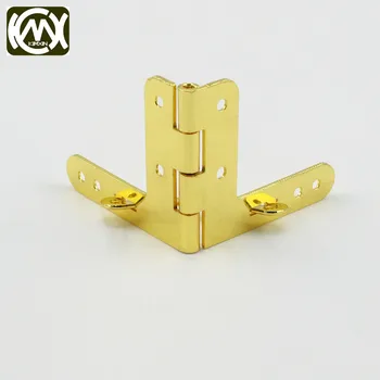 10pc 43*50 mm*90Deg KIMXIN Podporu Železa Jewelrybox záves Pružiny Závesov Pre zber prípade, Vysoká pevnosť balenie box závesy W-033 3