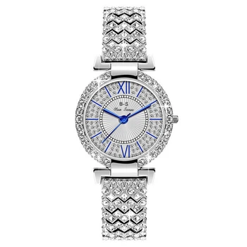 Dámske Módne Luxusné Vznešené Diamantových Dizajn Hodiniek Bežné Kúzlo Náramok Hodinky Pre Ženy, Dámy Quartz Hodinky reloj mujer 3
