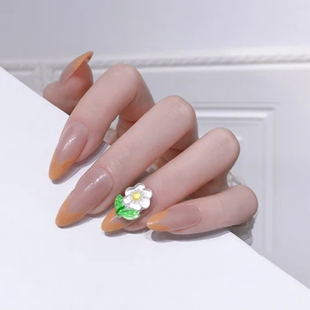 5 ks Klinec Umenie Lesklé Crystal Kvet 3D Candy Farby na Nechty, Šperky, Ozdoby na Nechty, Japonská Nail Art Flower Nail Art Decoration 3