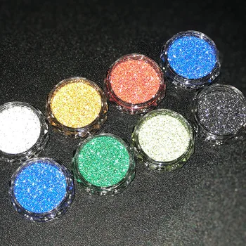 8 Letné Iskru Farby Reflexná Crystal Diamantový Prášok Ultra-jemný Super Blikajúce Pigment Prachu DIY Lesk Diamond Prášok 3