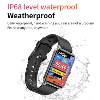 2021 Nové Športové Smart Hodinky Muži Ženy 1.57-palcový Full Touch Fitness Tracker Vodotesný IP68 Smartwatch pre Android IOS Telefón 3