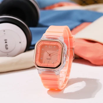 Hodinky Pre Ženy Hodinky 2022 najpredávanejšie Produkty Luxusné Značky Reloj Mujer 2022 Capucho režim Bežné Silikónový Diamant Trend LIU 3