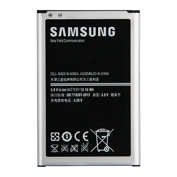 SAMSUNG Originálne Náhradné Batérie B800BC Pre Samsung GALAXY NOTE3 POZNÁMKA 3 N900 N9002 N9005 N9006 N9008 N9009 S NFC 3200mAh 3