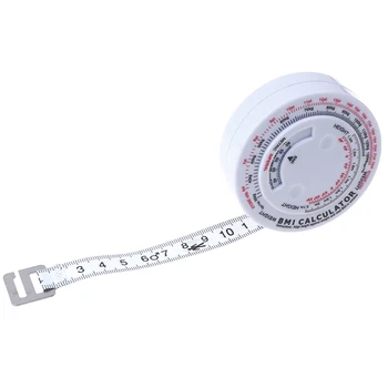 1,5 m Mäkké Pásky Opatrenie Dvojité Stupnici Telo Šitie Pružných Pravítko pre BMI chudnutie Lekárske Tela Meranie Šitie na Mieru Plavidlá  3