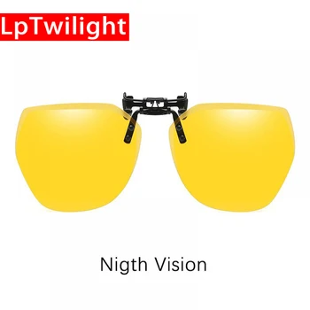 LpTwilight Okuliare klip mužov polarizované svetlo photochromic slnečné okuliare značky dizajn nočné videnie kvalitné okuliare 4