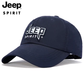 JEEPHat kvalitné umyté bavlna nastaviteľné farbou baseballová čiapka unisex pár klobúk módne bežné sekundové klobúk 4
