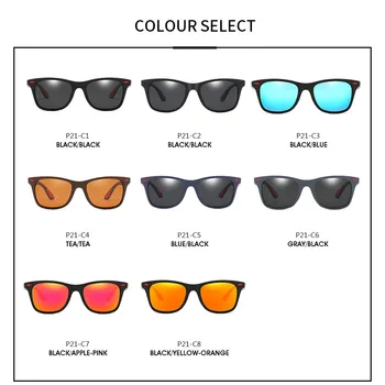 ZXRCYYL Značky Polarizované slnečné Okuliare Nové Muži Ženy Námestie Dizajn Značky Jazdy Slnečné Okuliare Muž Vonkajšie Rybárske Okuliare UV400 4