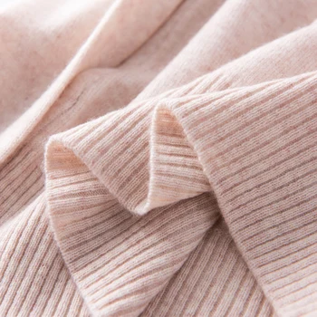 2022 cashmere zmiešané zrastov top turtleneck sveter žena jeseň a v zime sa ženy pulóver s dlhým rukávom farbou veľké veľkosť 4