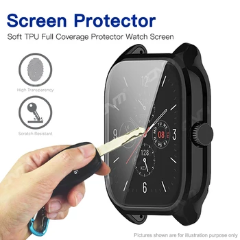 TPU Mäkký Ochranný Kryt Pre Amazfit GTS 4 Prípad Full Screen Protector Shell Nárazníka Á Prípadoch Pre Amazfit GTS 4 smart hodinky 4
