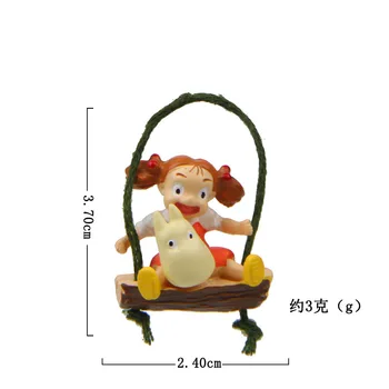 Anime Ghibli Hayao Miyazaki Zber Totoro Autobus Mei Anonymný Človek Strašiak Obrázok Bábika Ornament Model Miniatúrne Hračky Domova 4