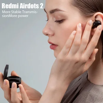 Pôvodný Xiao Redmi Airdots 2 Fone Bezdrôtové Slúchadlá In-Ear Stereo Slúchadlá Bluetooth Slúchadlá s Mikrofónom Airdots 2 Headset 4
