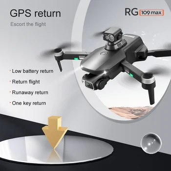 RG109 Max Drone 4K HD Kamery GPS Striedavý Motor 360 ° Prekážkou Vyhýbanie Optický Tok Polohy Letecké Fotografie Quadcopter 4