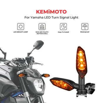 MT07 MT09 Zase Signálne Svetlá LED Pre YAMAHA MT MT 07 09 2014 - 2017 2018 2019 MT 10 Tracer Motocykel Indikátor Blinker 4