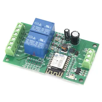 ESP8266 ESP-12F WiFi 250V AC/DC 30V 2 Kanálový Reléový Modul Bezdrôtového Vývoj Doska pre Arduino Smart Home 4
