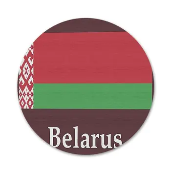 58mm Bielorusko vlajka Odznak Brošňa Pin Príslušenstvo Pre Oblečenie Batoh Dekorácie, darčeky 4