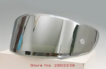 Motocyklové prilby anti fog Anti-UV PC clonu Objektívu Model pre SHOEI X14 plnú tvár prilba clonu zrkadlový Objektív 4