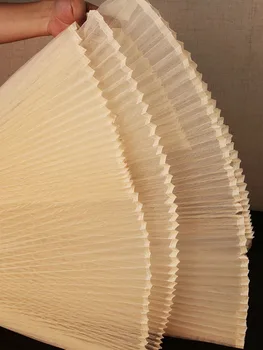 Akordeón Skladaný Tuhý Oka Textílie Podľa Meter Dizajn DIY Tvar Ručné Módny Návrhár Materiál Fáze Pozadí Tkaniny 4