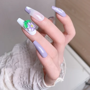 5 ks Klinec Umenie Lesklé Crystal Kvet 3D Candy Farby na Nechty, Šperky, Ozdoby na Nechty, Japonská Nail Art Flower Nail Art Decoration 4