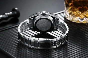 2022 PAULAREIS Pánske Hodinky Top Značky Luxusné Automatická Muži Mechanické hodinky Svetelný Nehrdzavejúcej Ocele Žltá Športové Náramkové hodinky 4