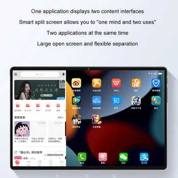 P50 Herný Tablet Notebook Google Play Tablette 10 cm 12 GB 512 gb diskom Pad Android 10 WPS 5G Deca Core Dual Sim GPS PC 8800mAh Batérie 5