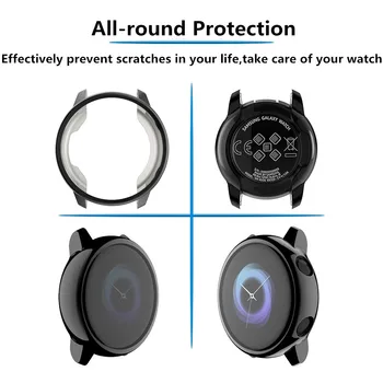 Mäkké puzdro pre Samsung Galaxy Watch 5 4 40 mm 44 mm Aktívny 2 Nárazníka Chránič Kryt TPU Obrazovke Ochrany Shell Príslušenstvo 5